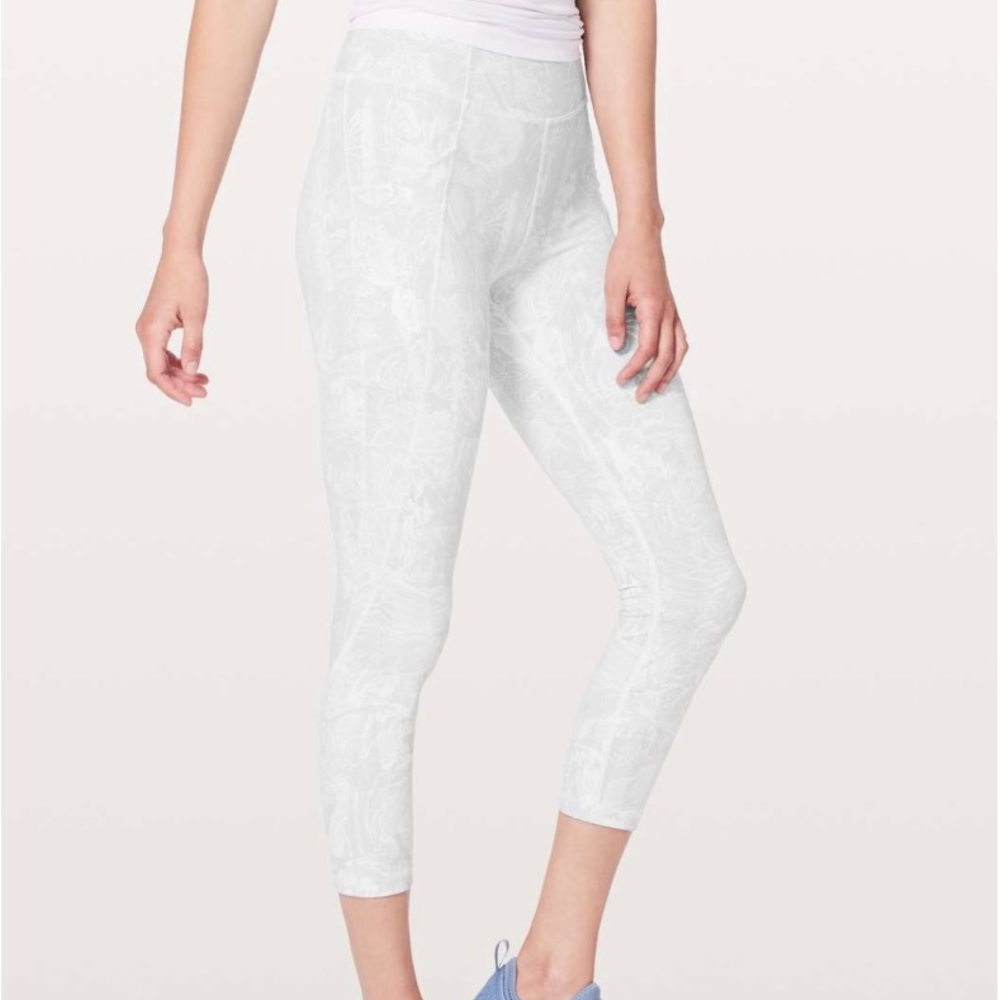 Lululemon Time to Sweat Crop 23” Eternal Wave 4